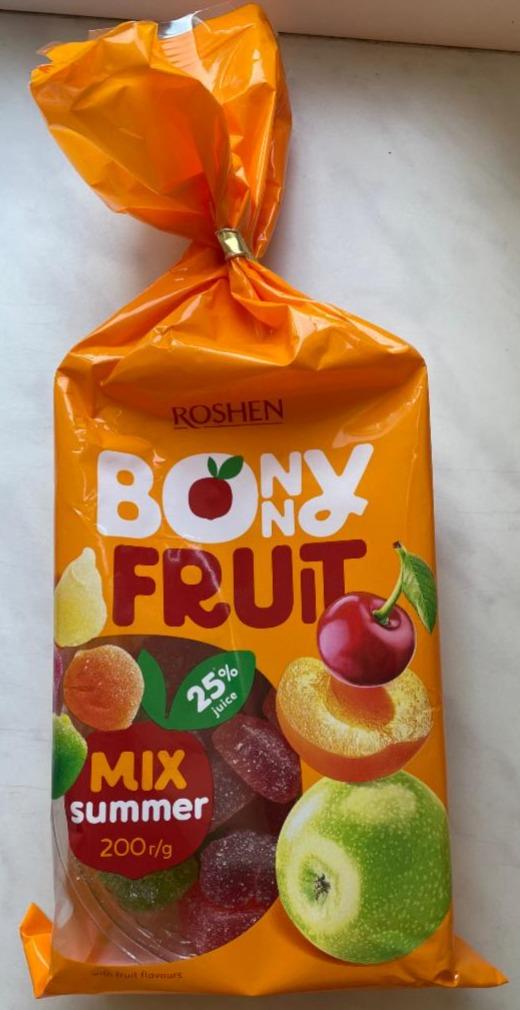 Фото - конфеты желейные Летний микс неглазированные Bonny Fruit Roshen