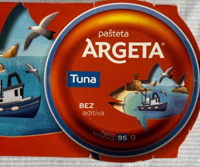 Фото - Tuna brez aditivov pašteta Argeta