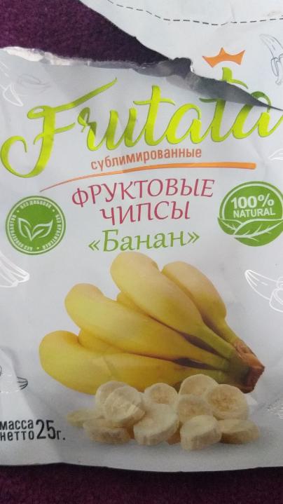 Фото - чипсы фруктовые банан сублимированные Frutata