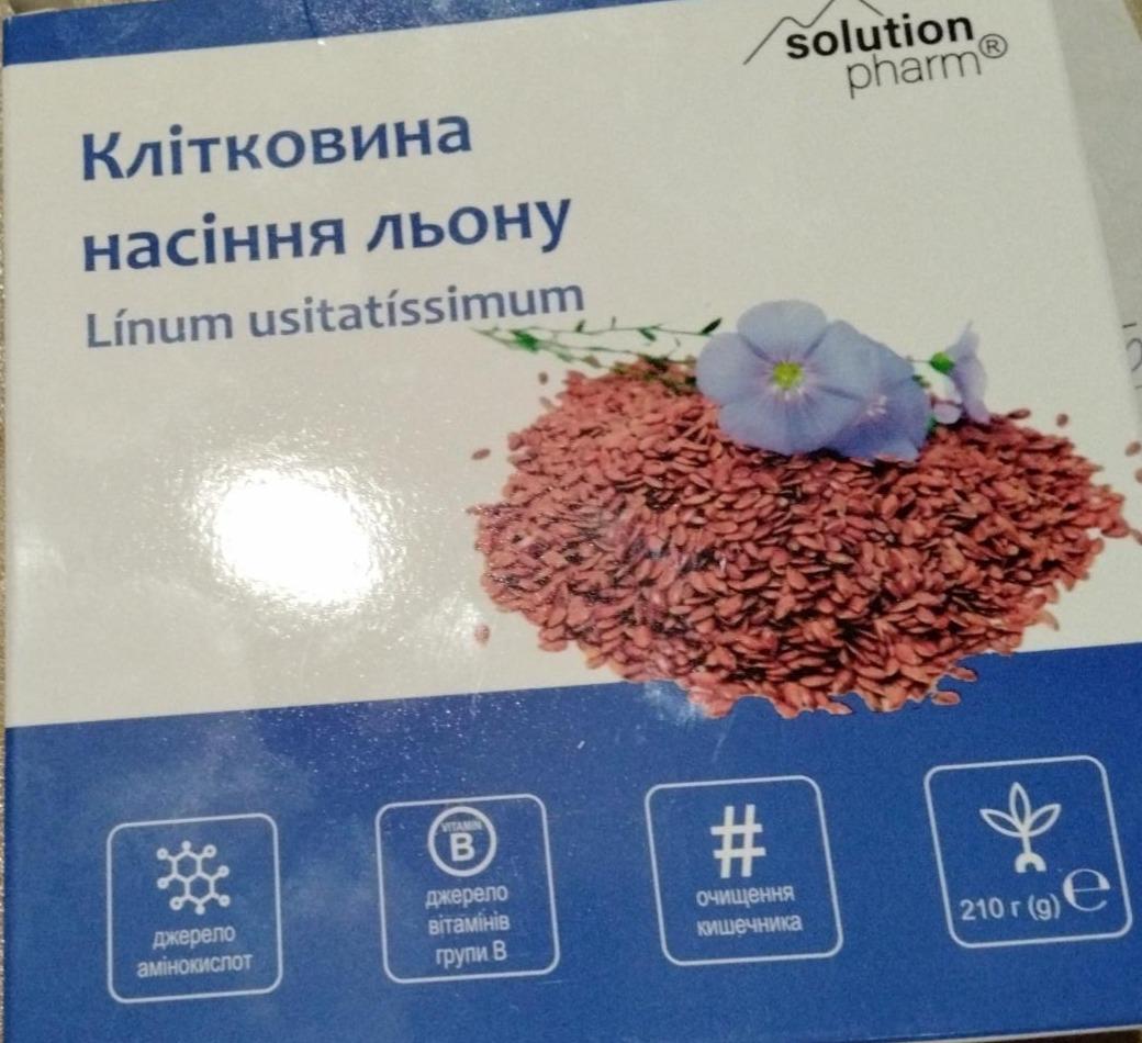 Фото - Клетчатка семян льна Solution Pharm