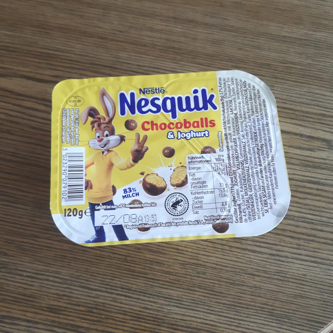 Фото - Nesquik Joghurt, chocoballs Nestlé