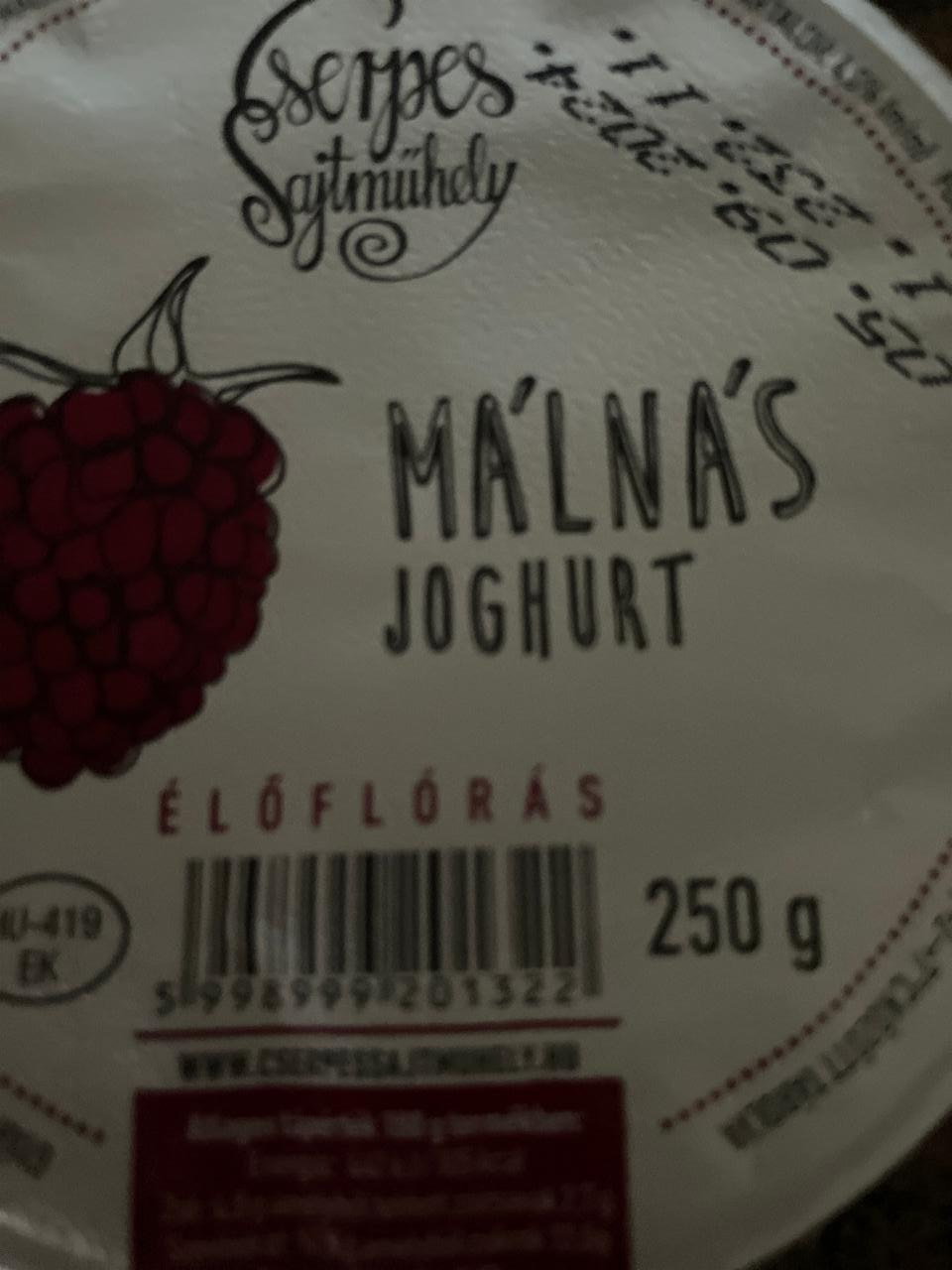 Фото - Málnás Joghurt Élöflóras Cserpes sajtmühely