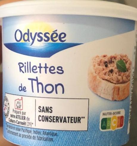 Фото - Rillettes de Thon Odyssée