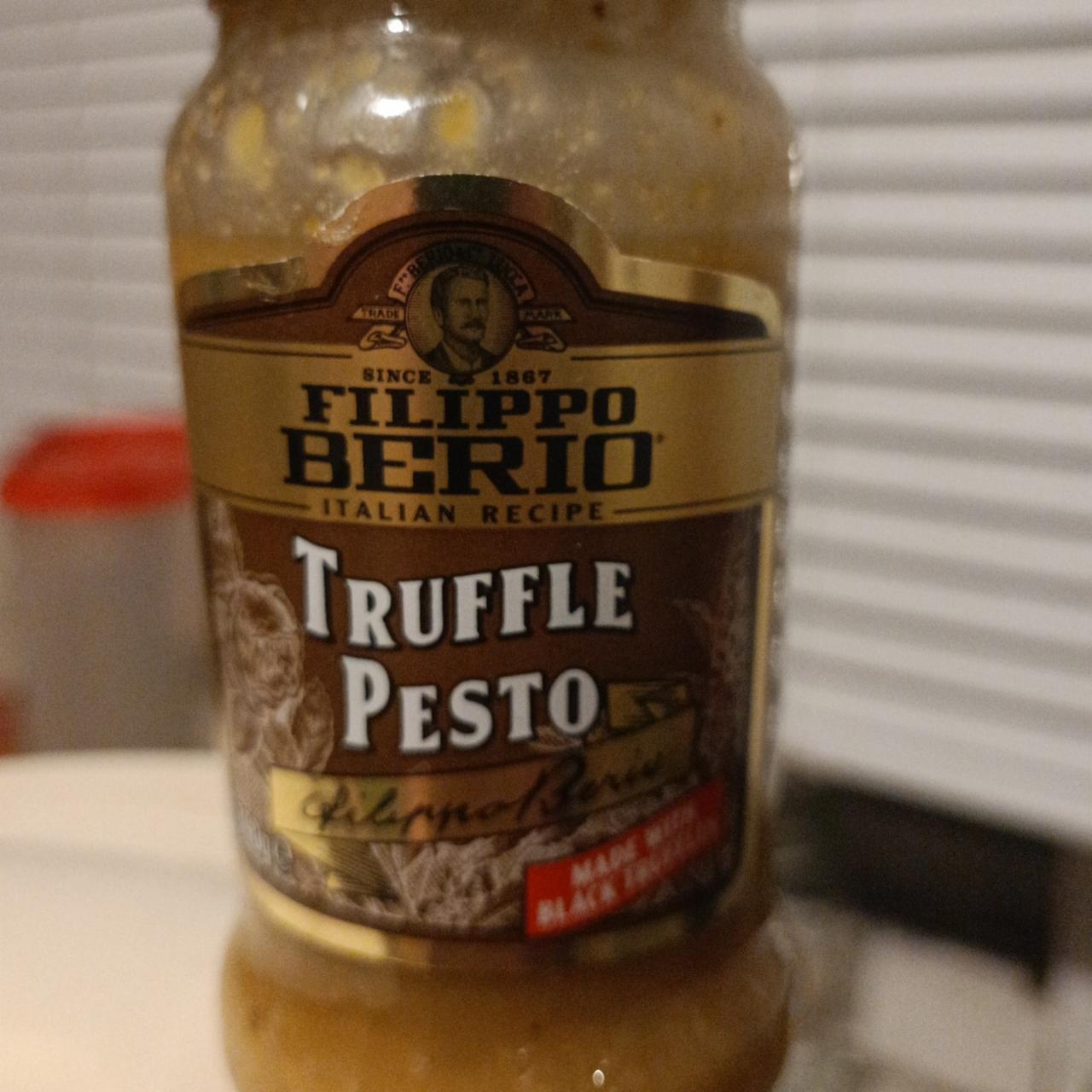 Фото - Соус Песто с трюфелем truffle pesto Filippo Berio