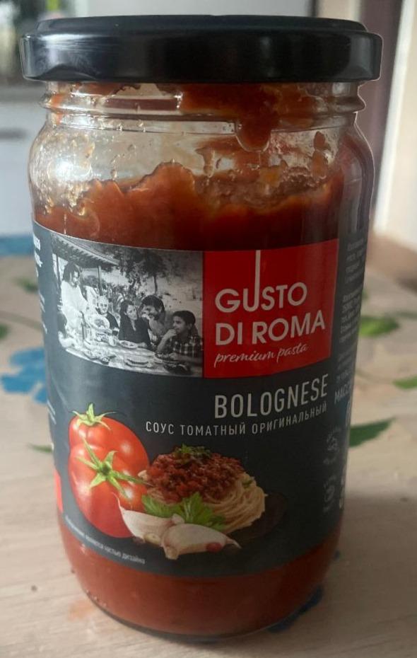 Фото - Соус томатный оригинальный bolognese Gusto di roma