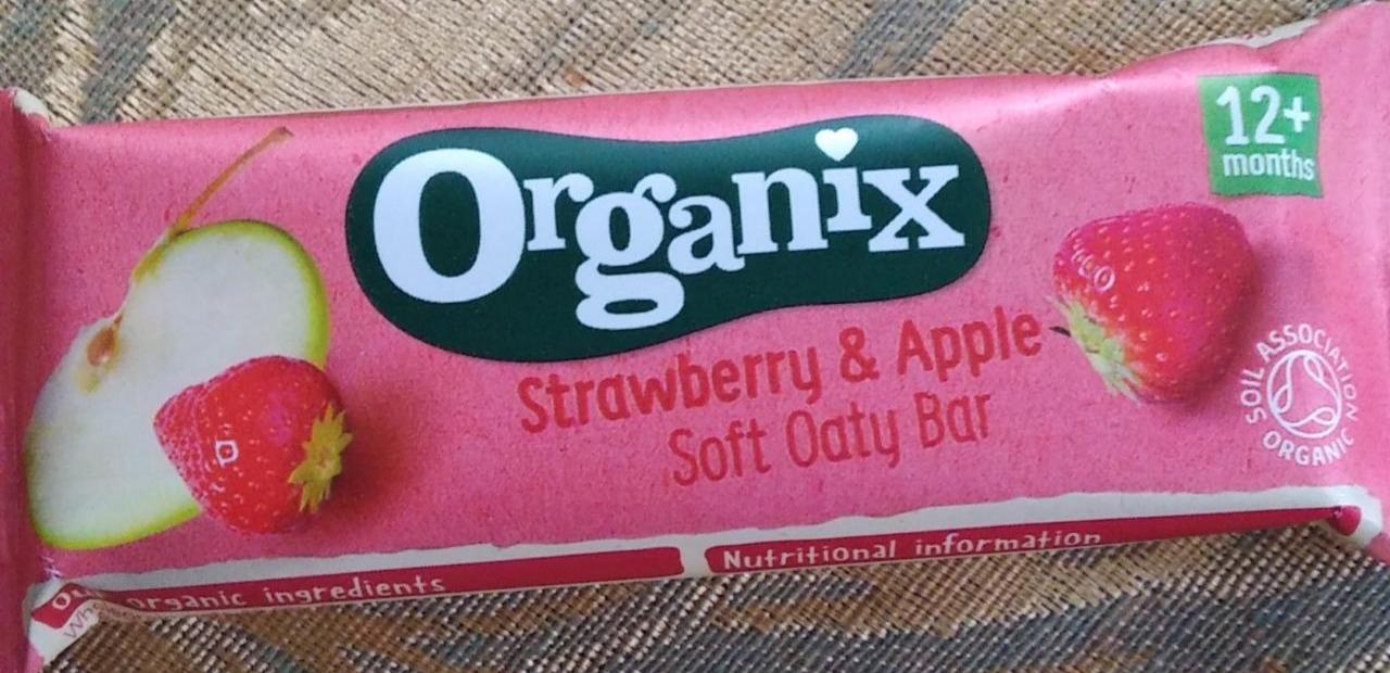 Фото - Strawberry & Apple Soft Oaty Bar Organix