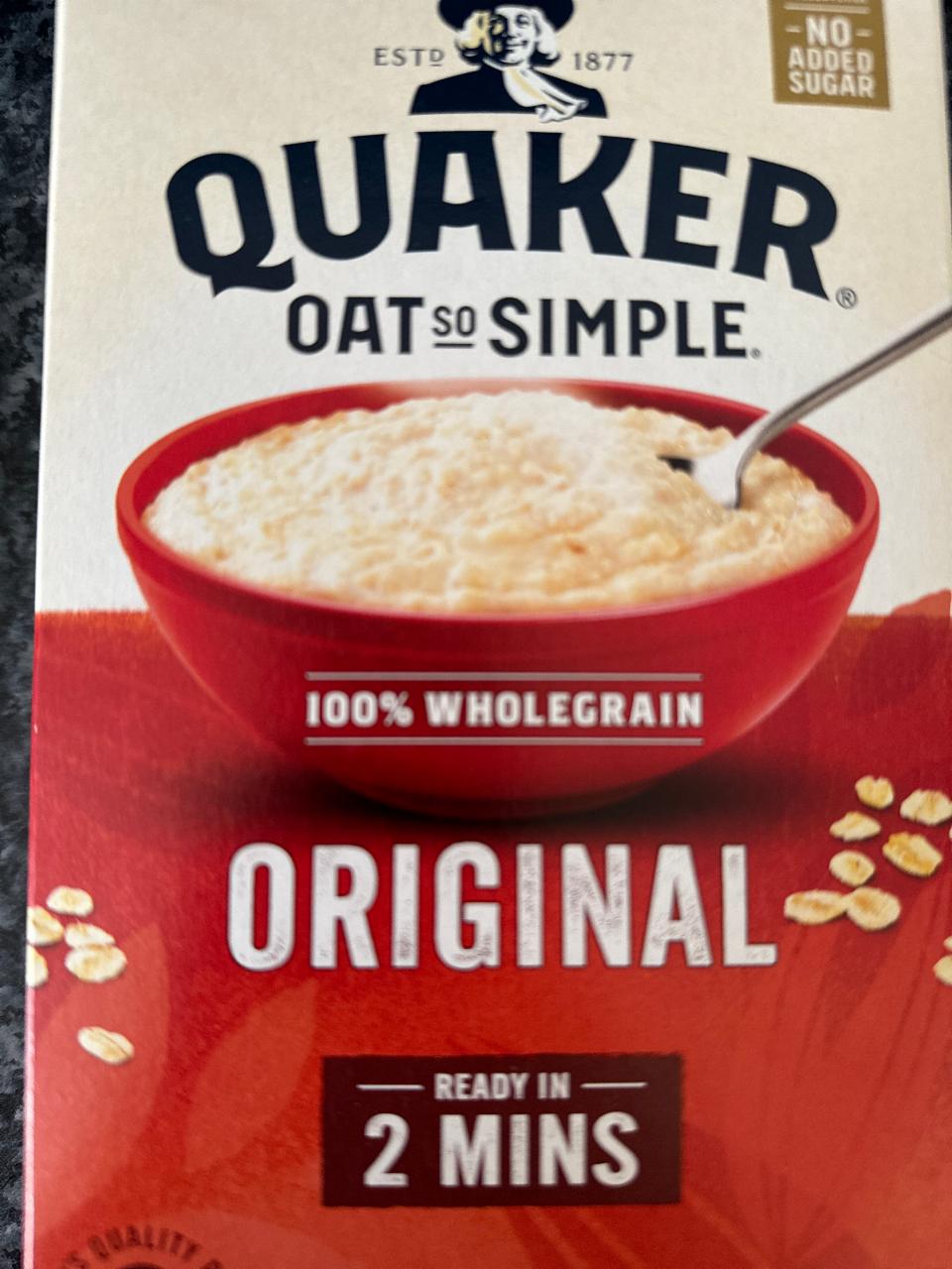 Фото - Oat So Simple Original Quaker Oats