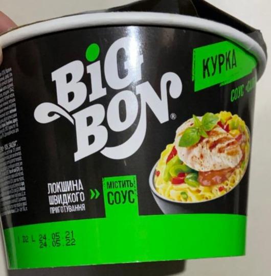 Фото - Лапша быстрого приготовления Курица+соус Сальса BigBon