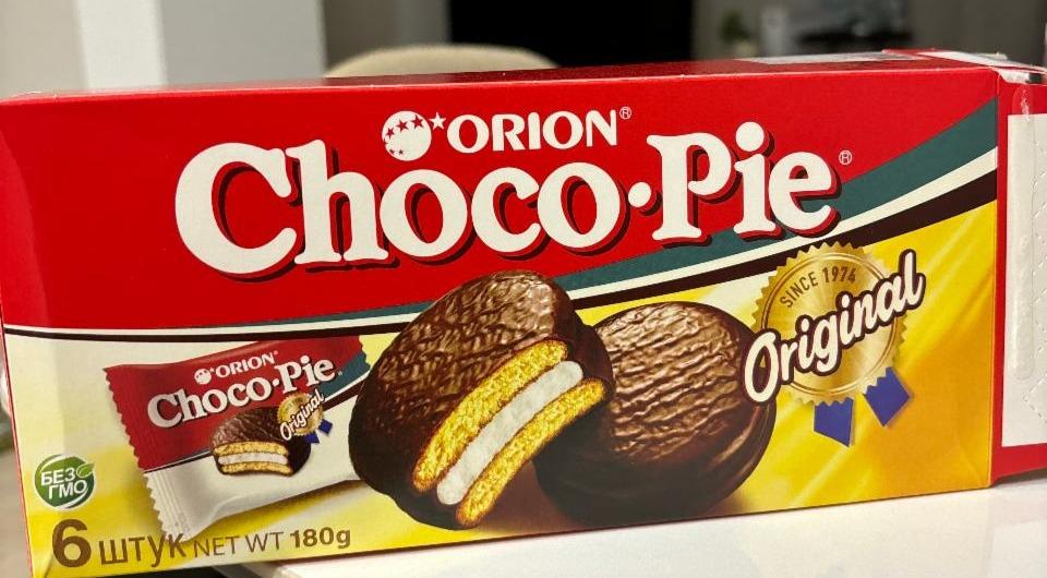 Фото - Печенье пирожное в глазури choco pie чоко пай original Orion