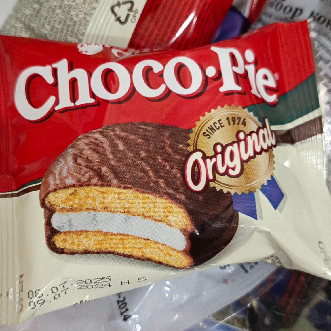 Фото - Печенье пирожное в глазури choco pie чоко пай original Orion