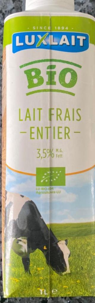 Фото - Lait Frais Entier Bio Luxlait