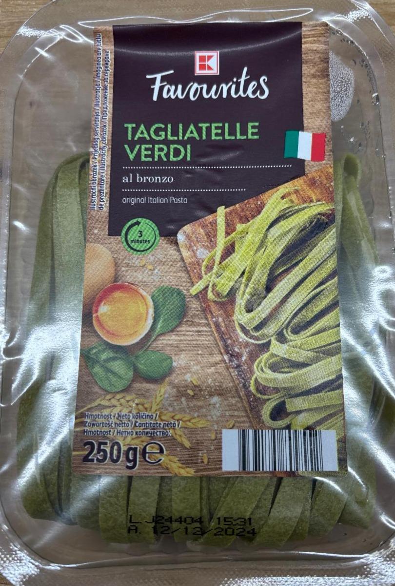 Фото - Tagliatelle verdi al bronzo K-Favourites