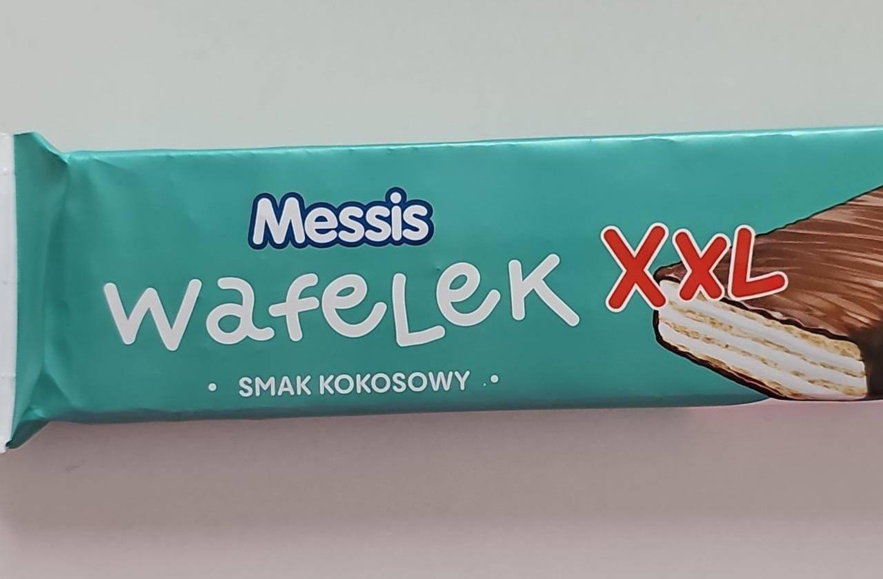 Фото - Батончик вафельный wafelek XXL кокос Messis