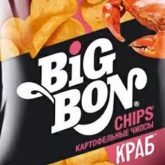 Фото - Чипсы картофельные краб Big bon