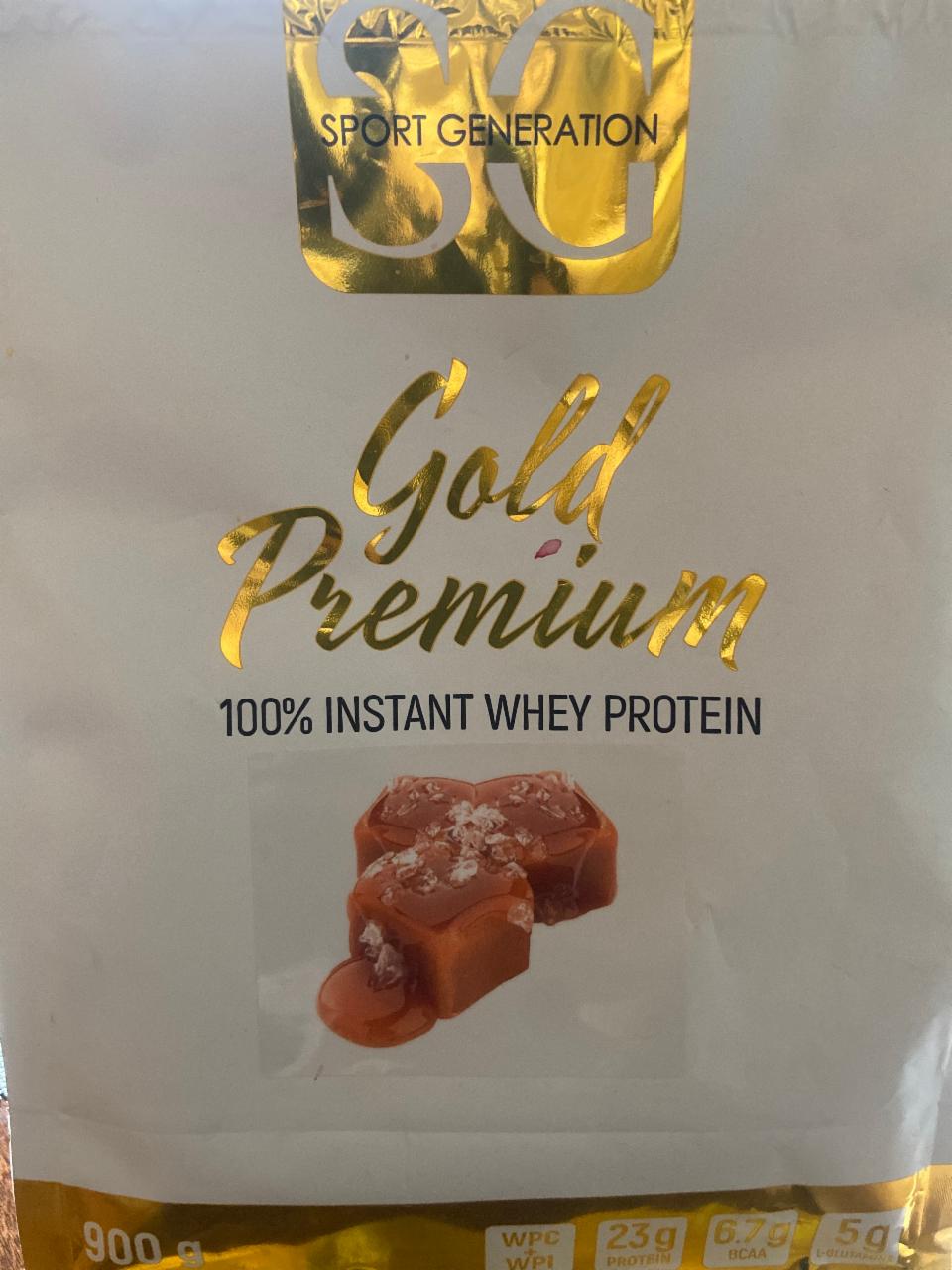 Фото - 100% Instant Whey Protein Gold Salted Caramel Premium Sport Generation