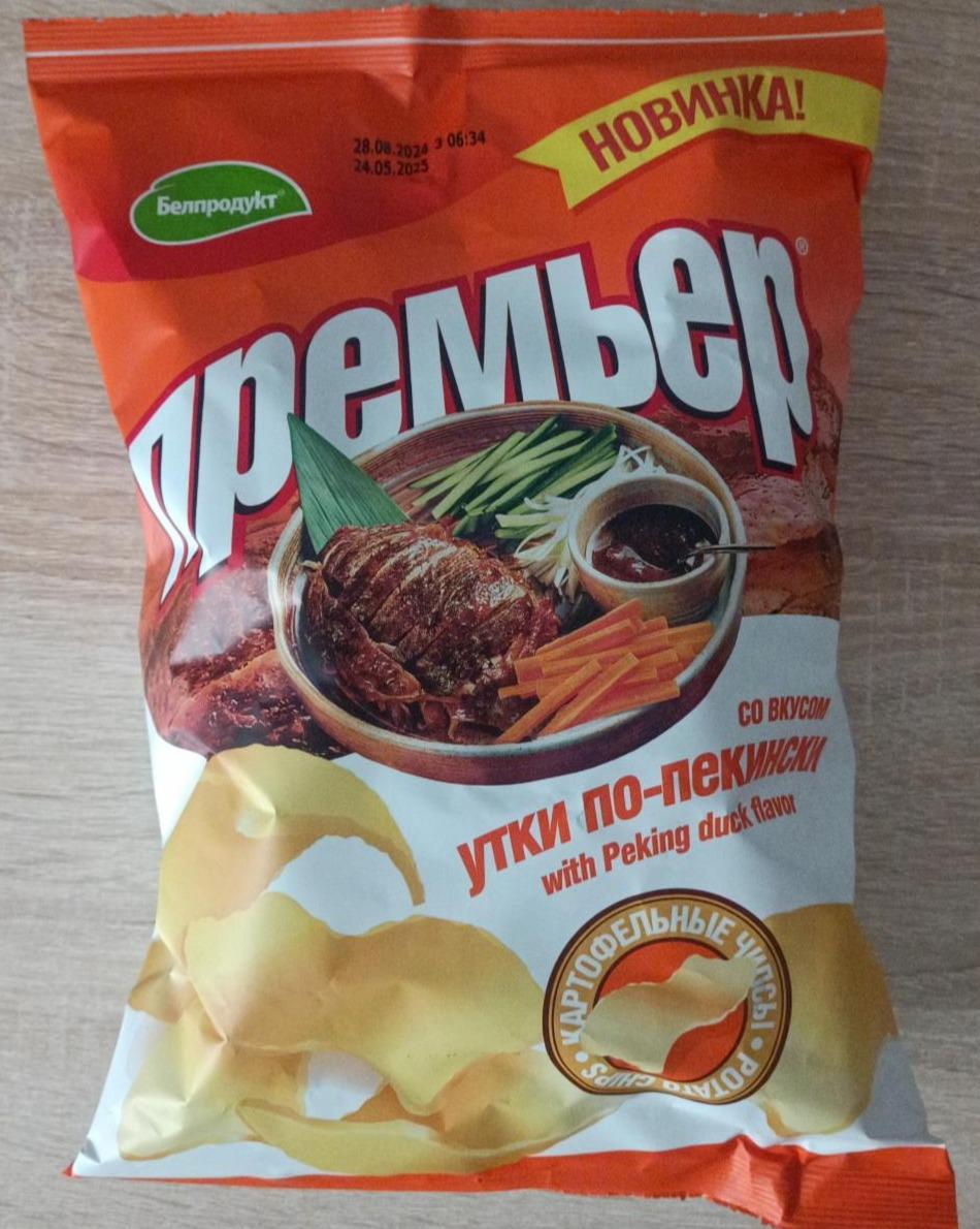 Фото - Чипсы премьер со вкусом утки по-пекински Белпродукт