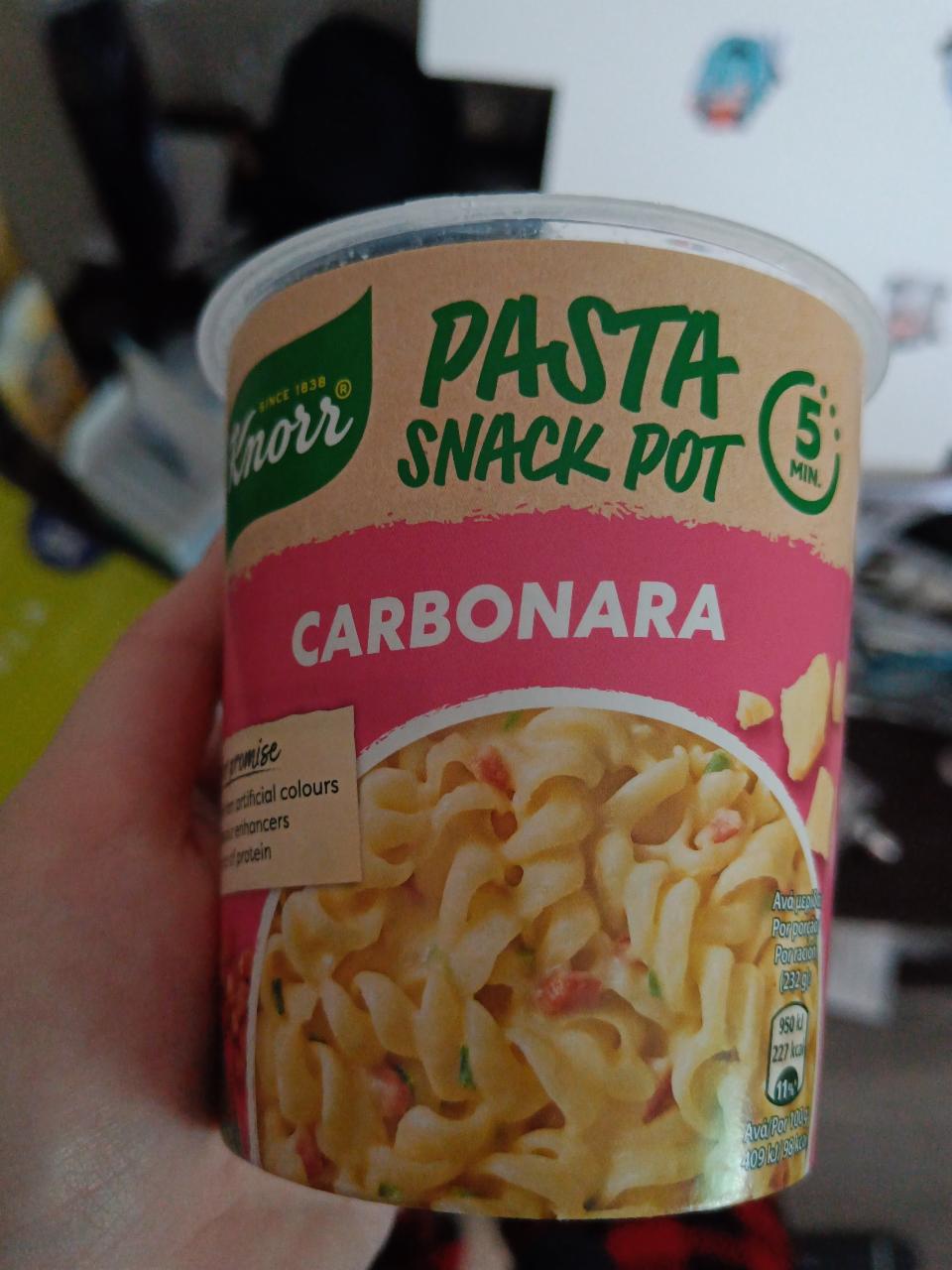 Фото - Pasta snack pot carbonara Knorr