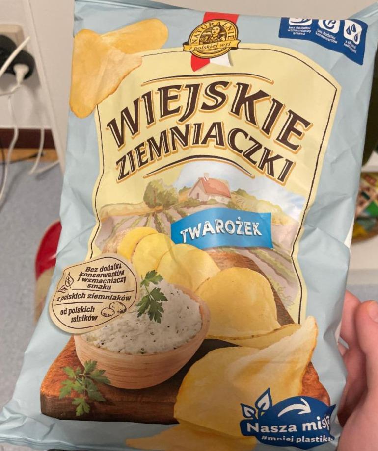 Фото - Chipsy o smaku twarożek Wiejskie Ziemniaczki