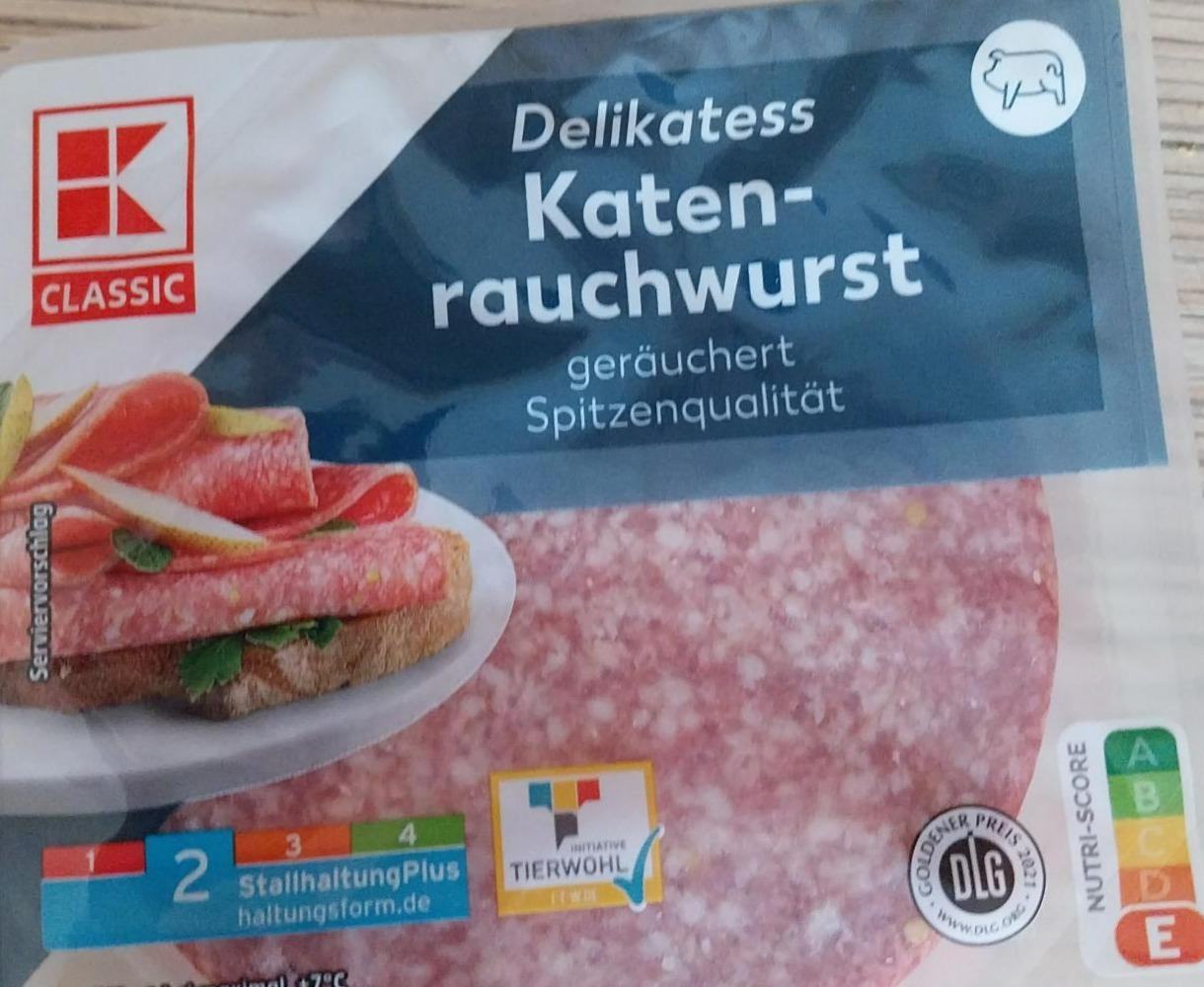 Фото - Delikatess katen-rauchwurst K-Classic