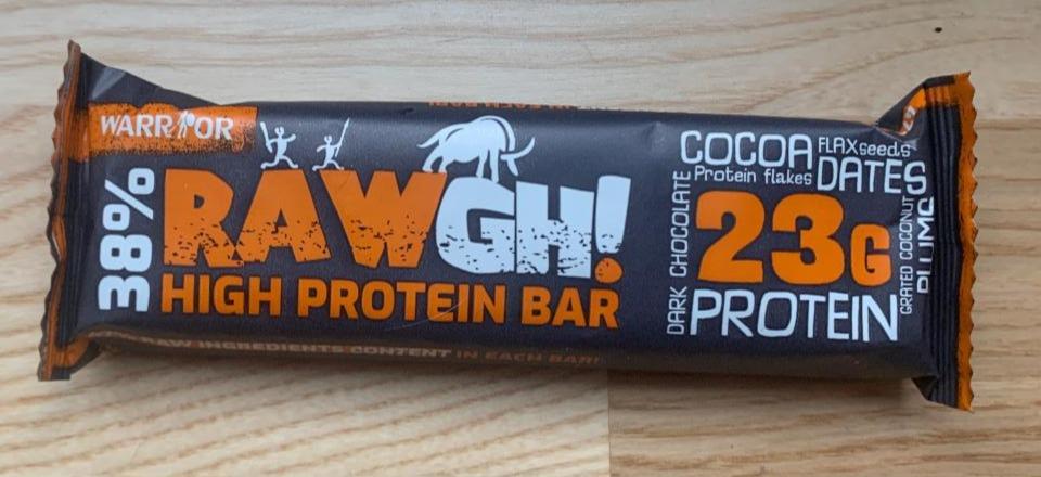 Фото - Raw GH! High protein bar Cocoa Warrior