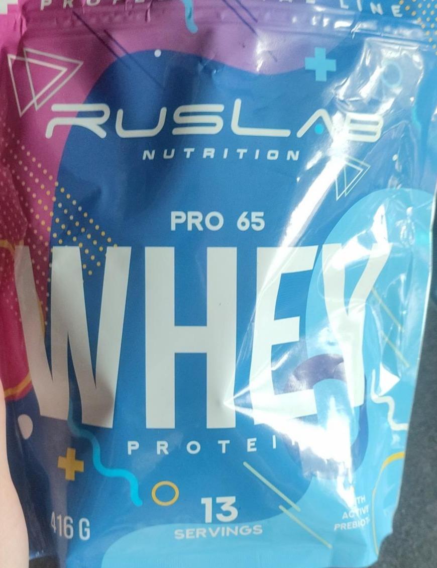 Фото - Сывороточный протеин Whey Pro 65 вкус шоколад RusLabNutrition