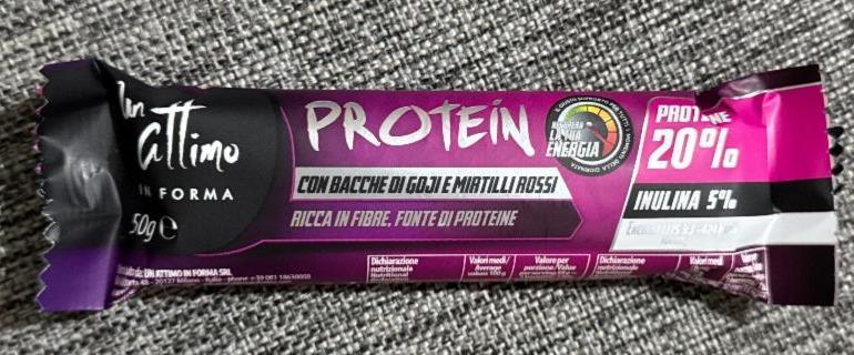 Фото - Protein barretta bacche di goji e mirtilli rossi Un attimo in forma