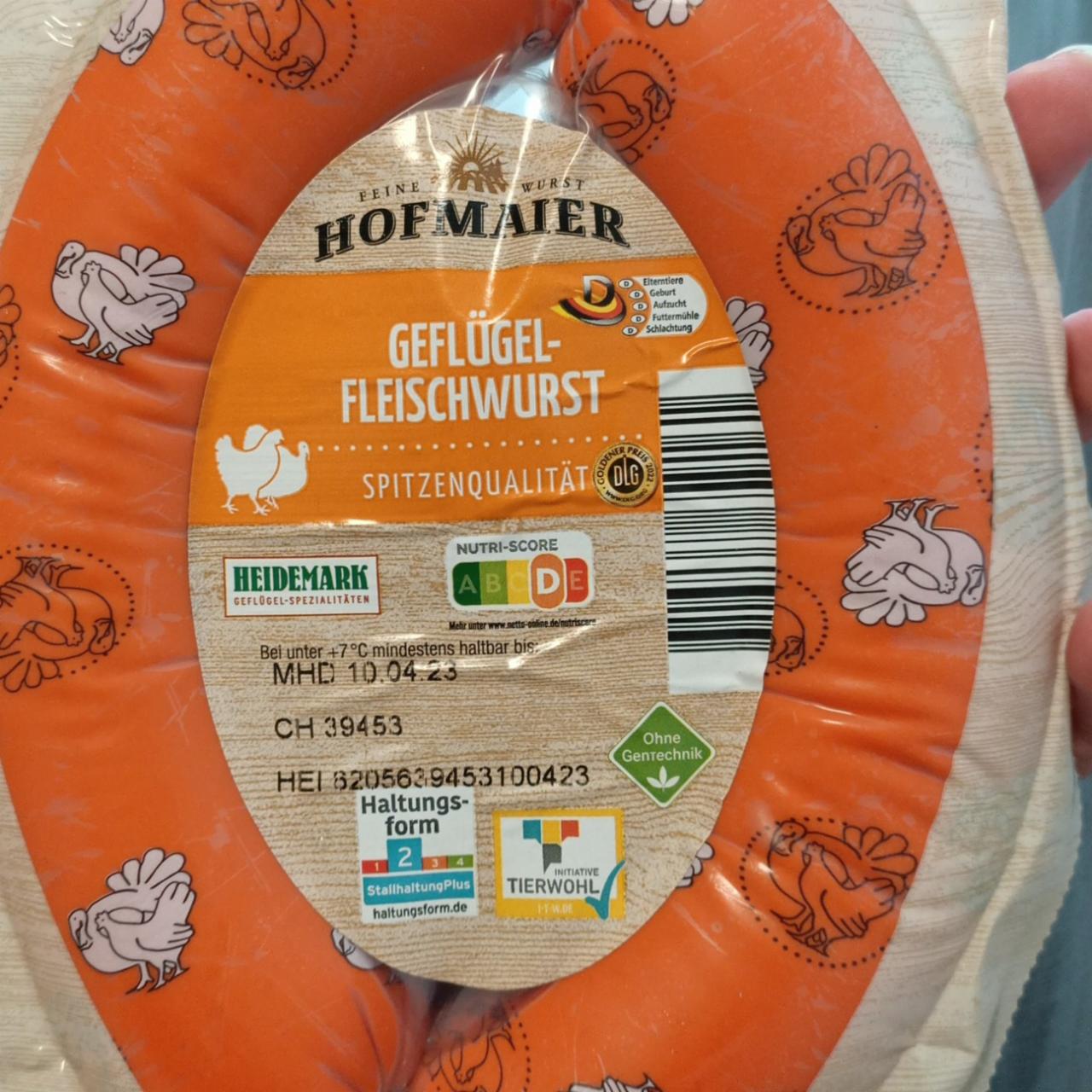 Фото - Колбаса из птицы высшего сорта Geflugel Fleischwurst Hofmaier