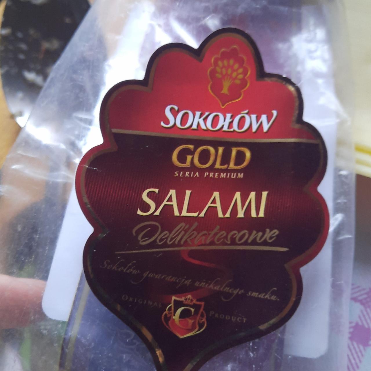 Фото - Салями Gold Salami delikatesowe Sokołów