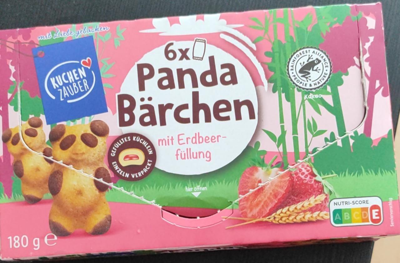 Фото - Panda bärchen mit erdbeer-fullung Kuchen Zauber