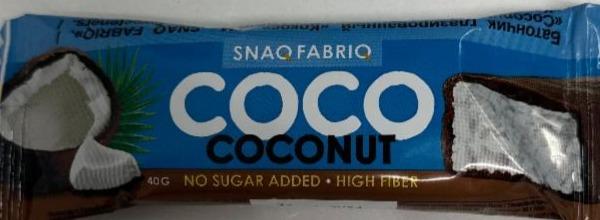 Фото - Кокосовый батончик coco coconut Snaq Fabriq