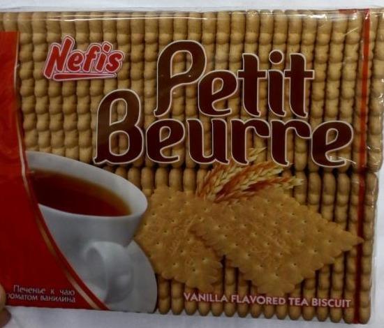 Фото - Petit beurre vanilla flavored tea biscuit Nefis