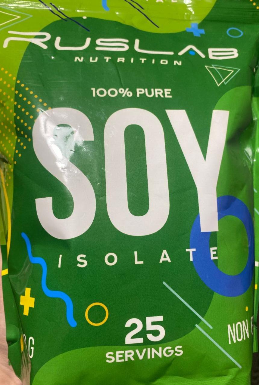 Фото - Soy isolate 100% pure RusLab Nutrition