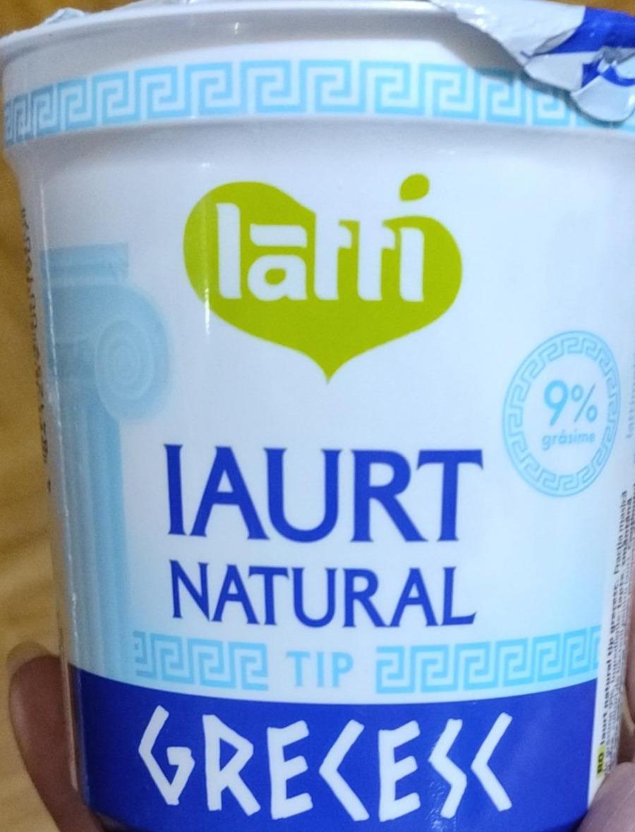 Фото - Iaurt natural grecesc 9% Latti