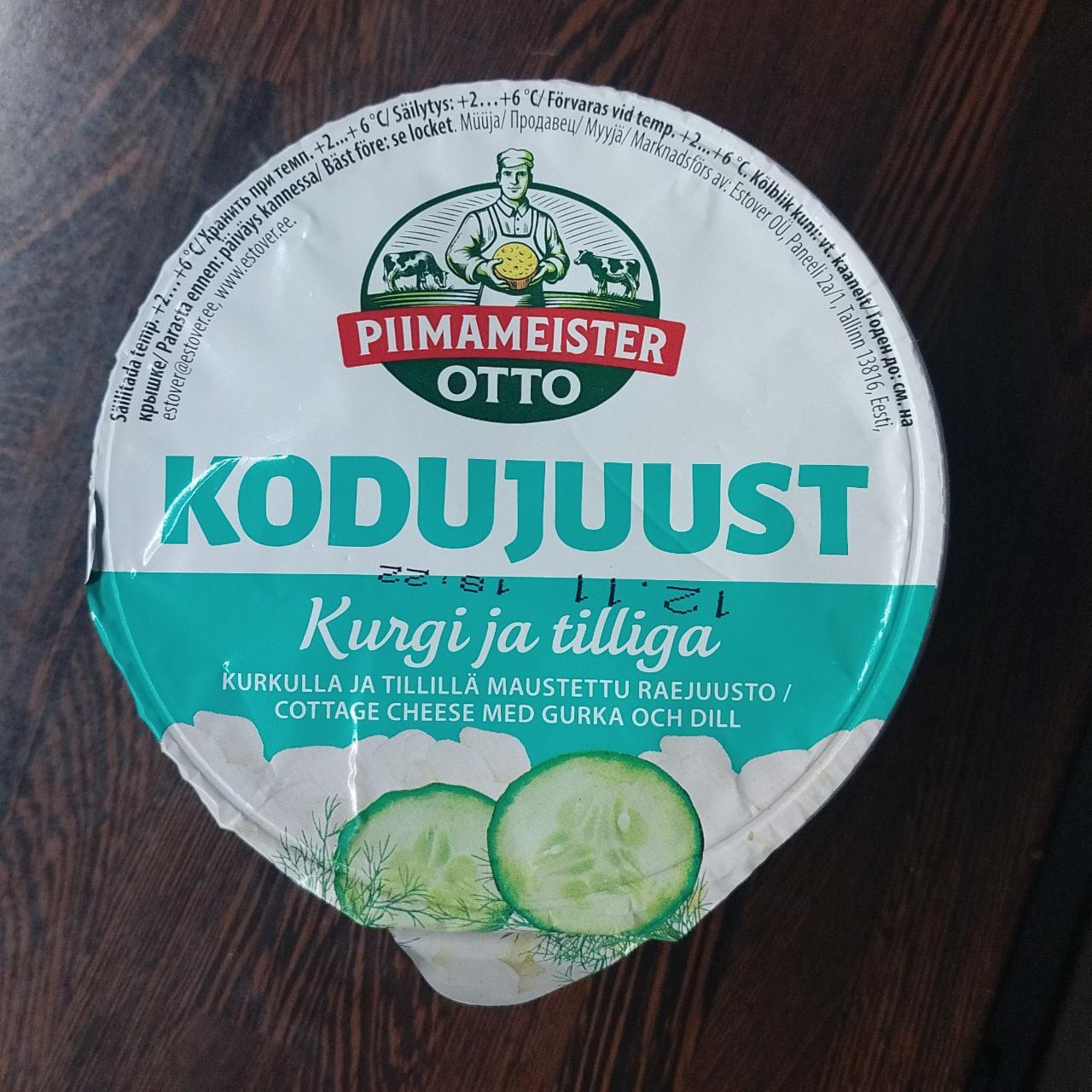 Фото - Kodujuust kurgi ja tilliga Piimameister Otto