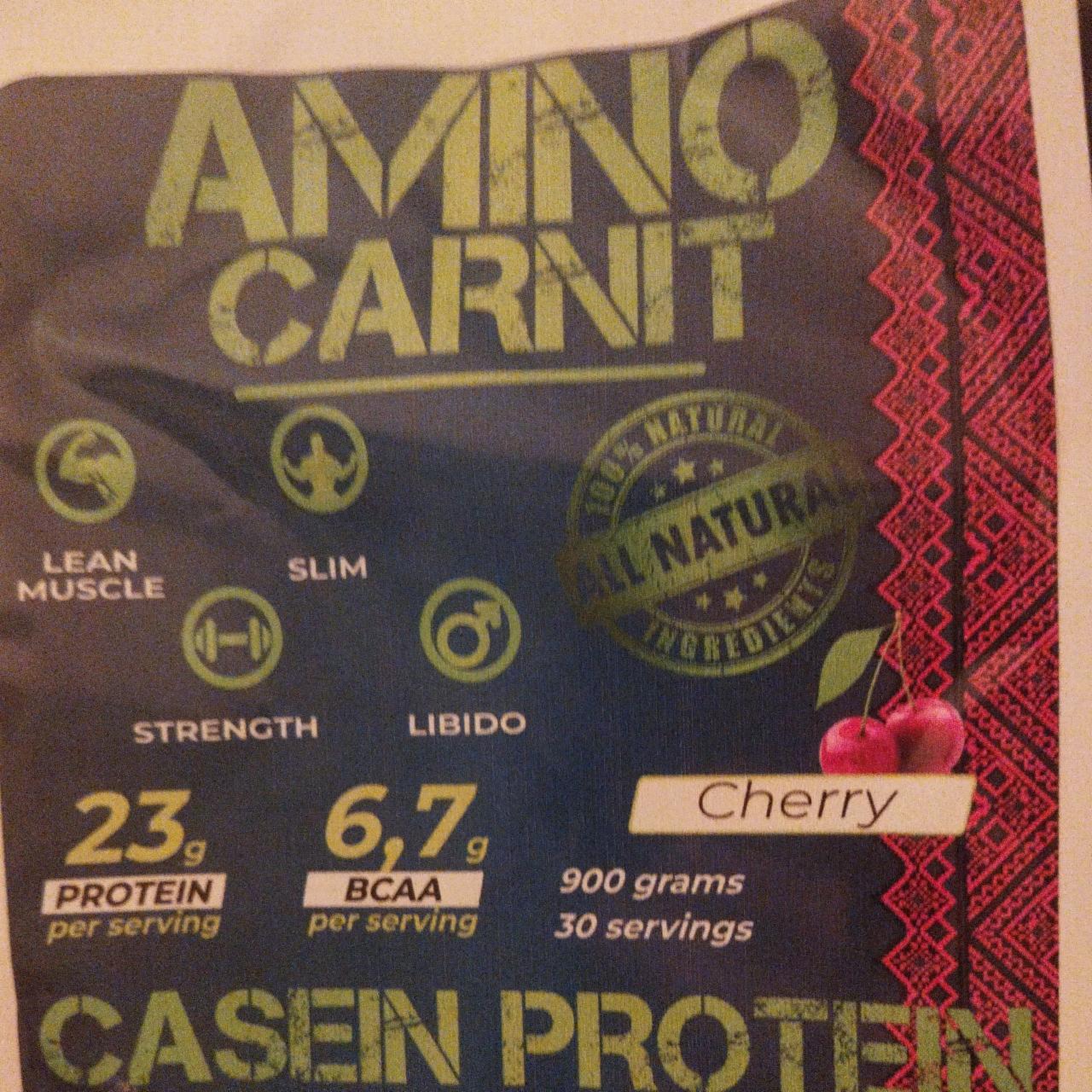 Фото - Протеин казеиновый cherry Amino carnit