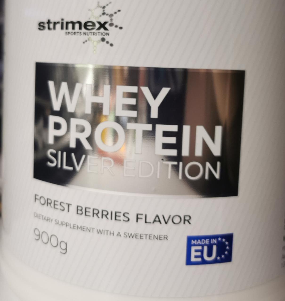 Фото - Whey protein silver edition forest berries flavor Strimex