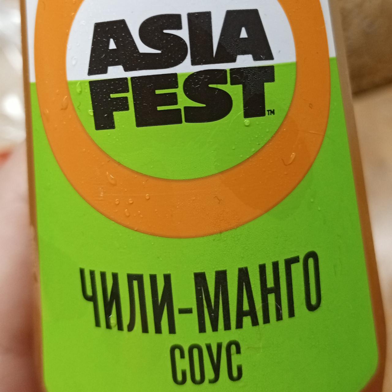 Фото - Соус кулинарный чили-манго Asia Fest