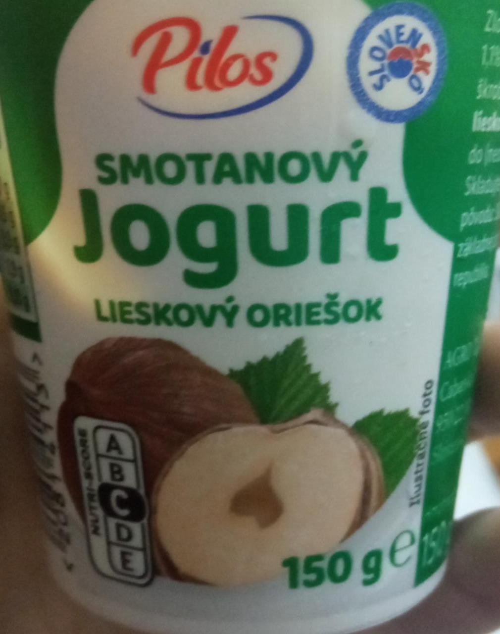 Фото - Jogurt smotanový lískový oříšek Pilos