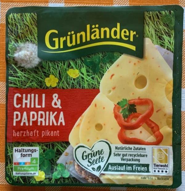 Фото - Käsezubereitung 48% chili&paprika Grünländer