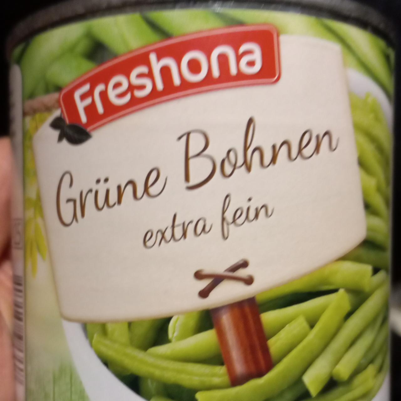 Фото - Grune bohnen extra fein Freshona