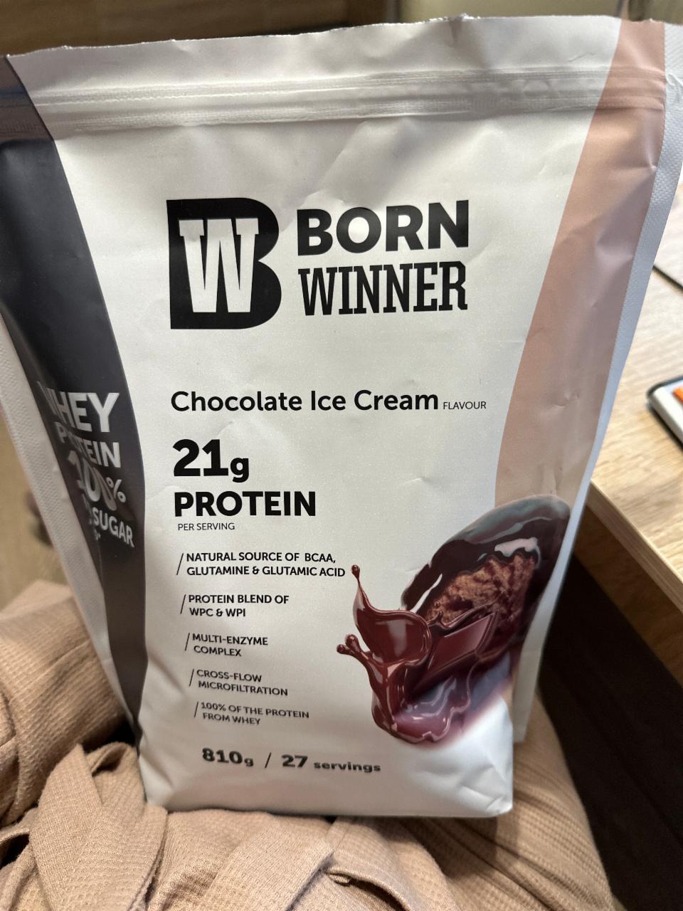 Фото - Whey chocolate ice cream Born winner