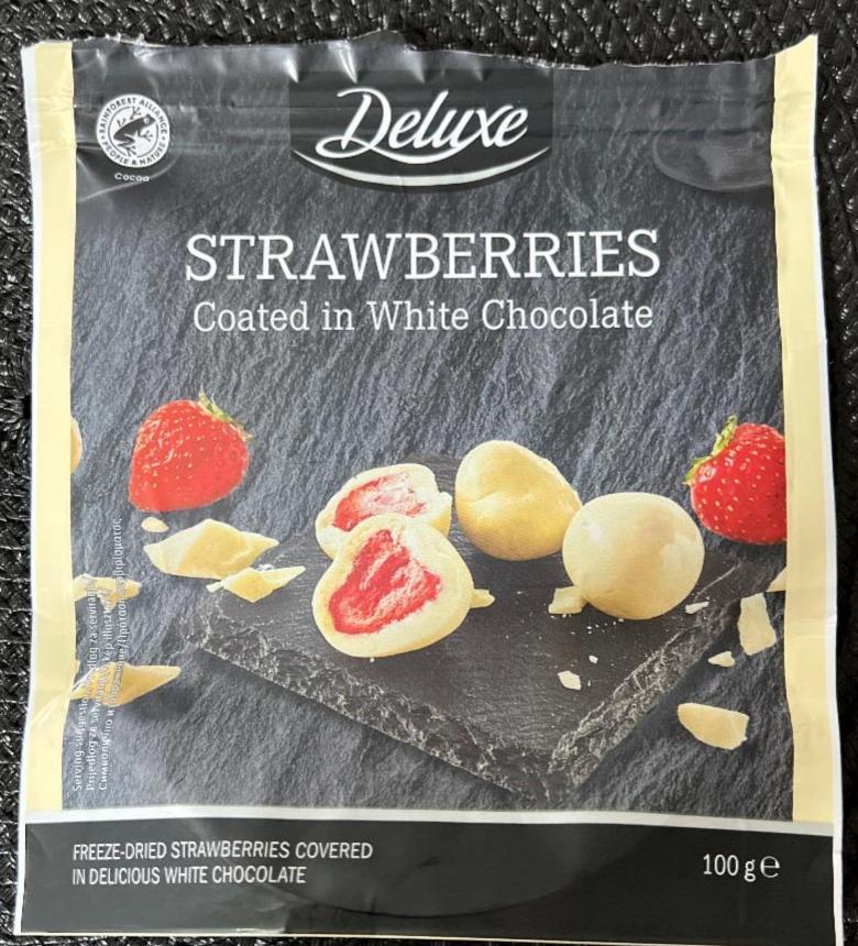 Фото - Strawberries coated in white chocolate Deluxe