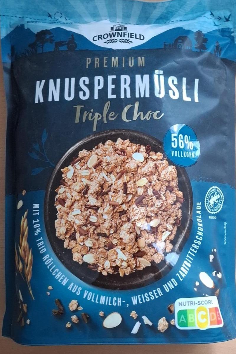 Фото - Knuspermüsli triple choc Crownfield