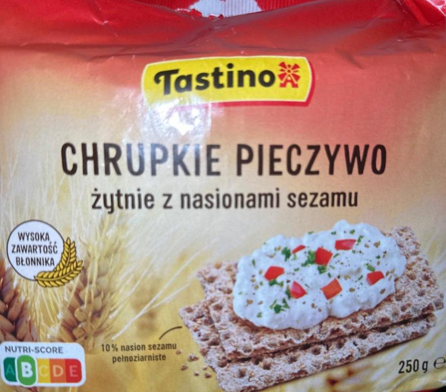 Фото - Chrupkie pieczywo żytnie z nasionami sezamu Tastino