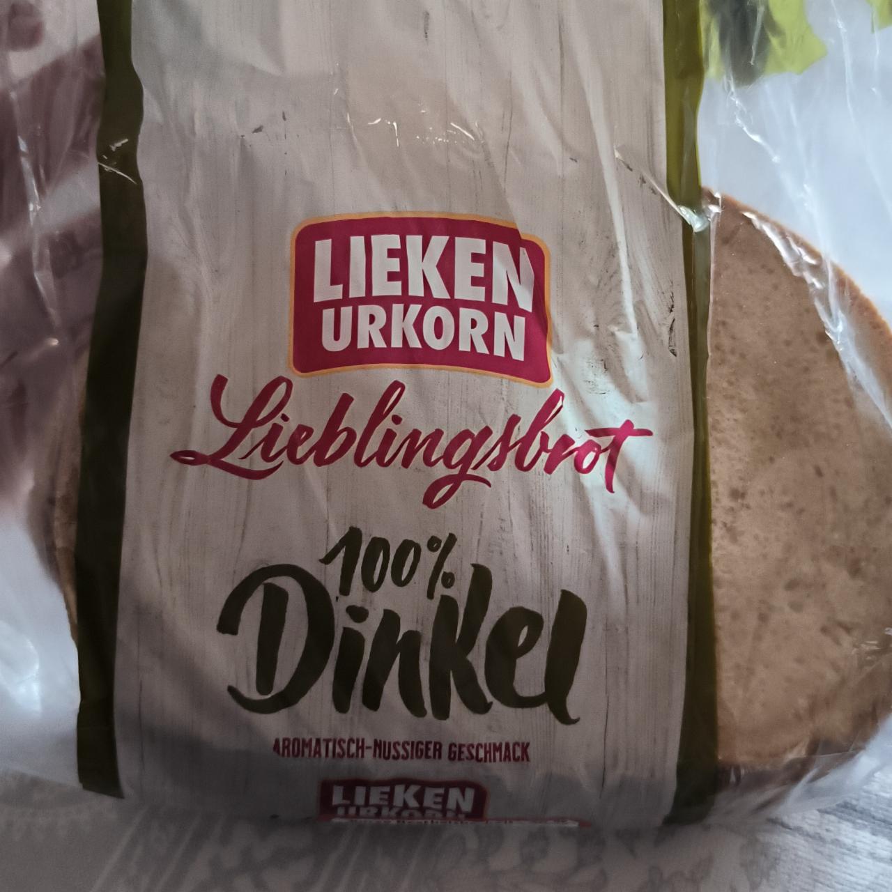 Фото - Lieblingsbrot dinkel brot Lieken Urkorn