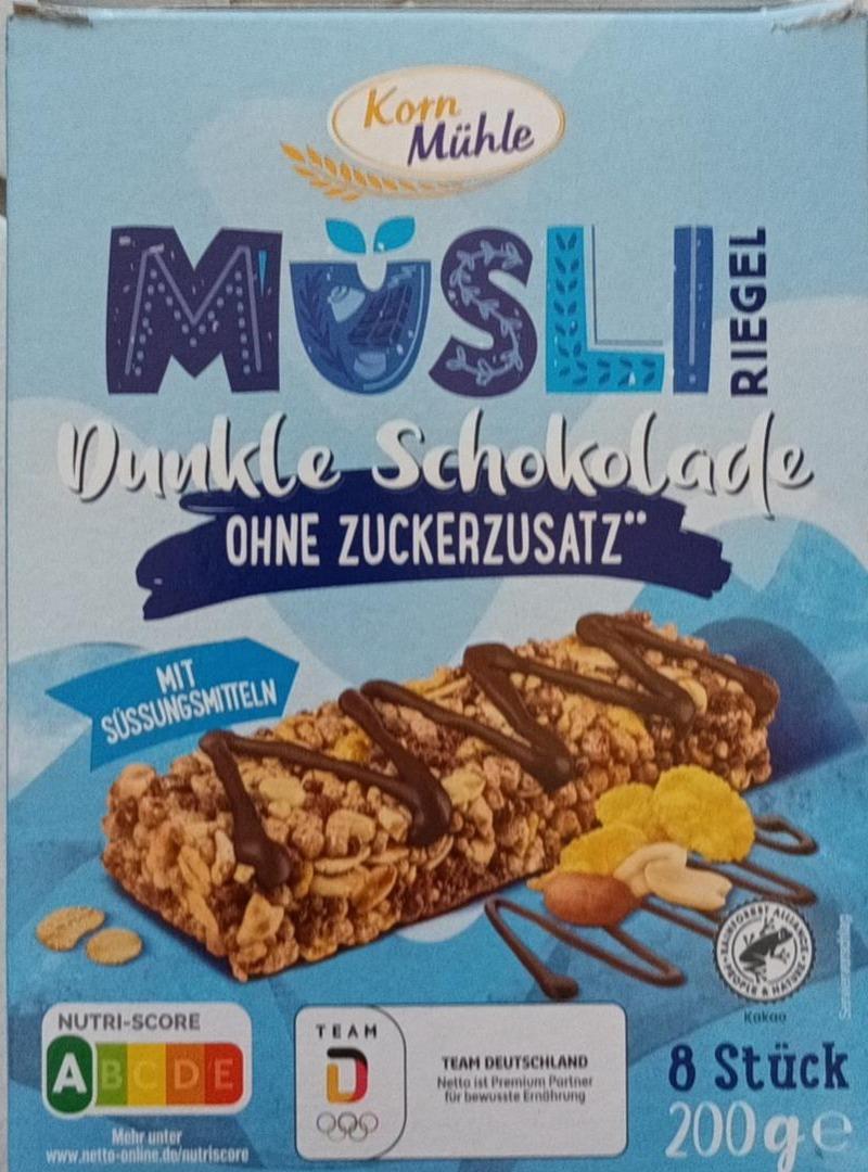 Фото - Müsli rieger dunkle schokolade ohne zuckerzusatz Korn Mühle