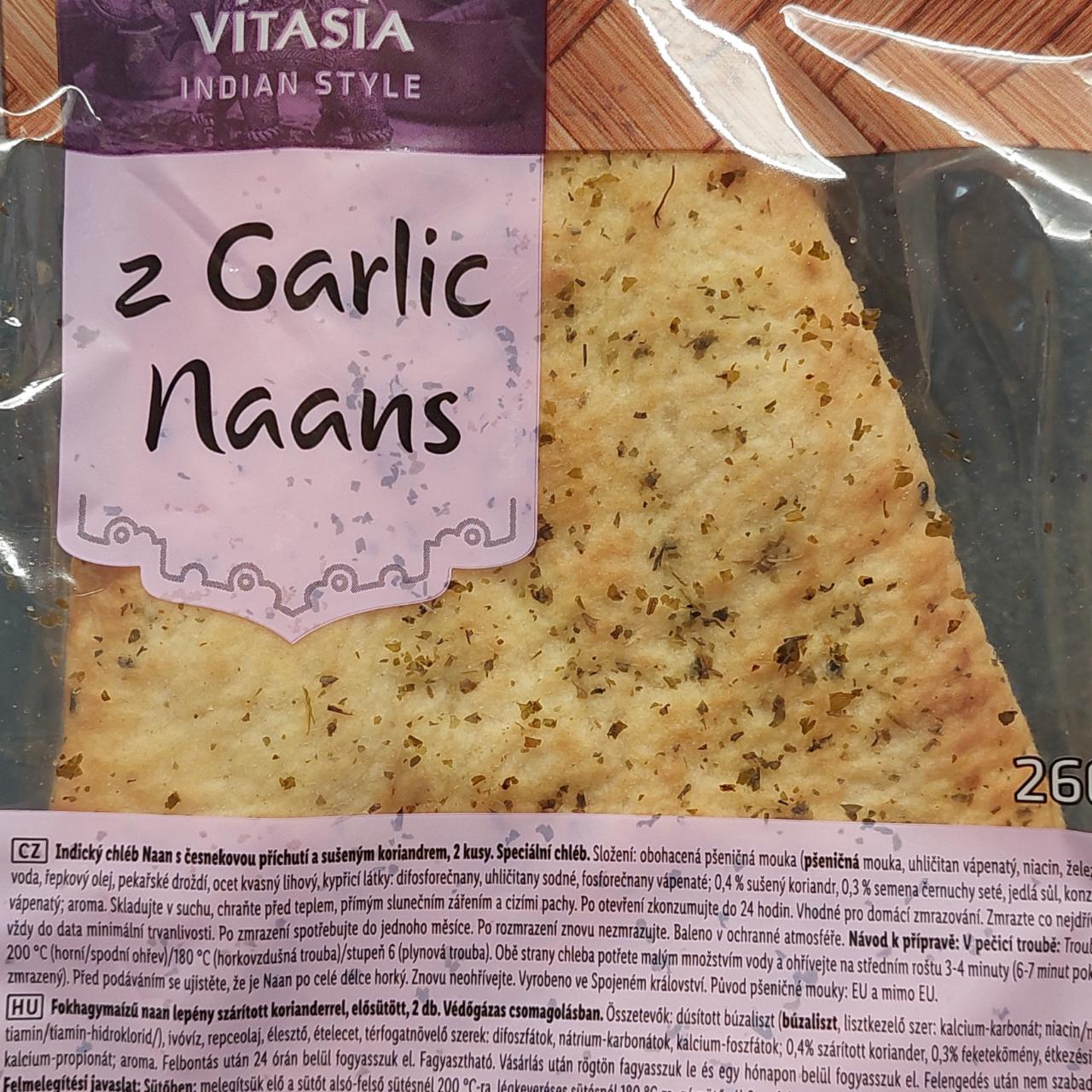 Фото - 2 Garlic naans Vitasia Indian Style