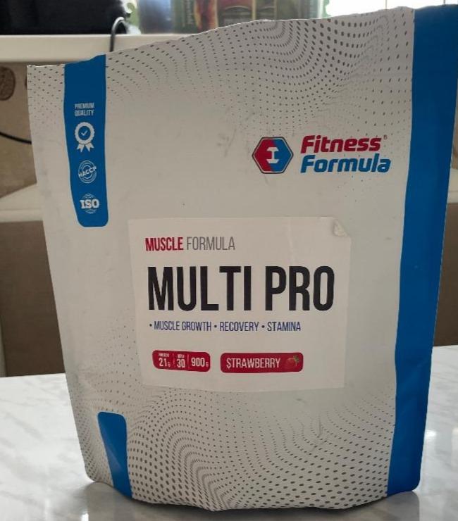 Фото - Multi pro strawberry Fitness formula