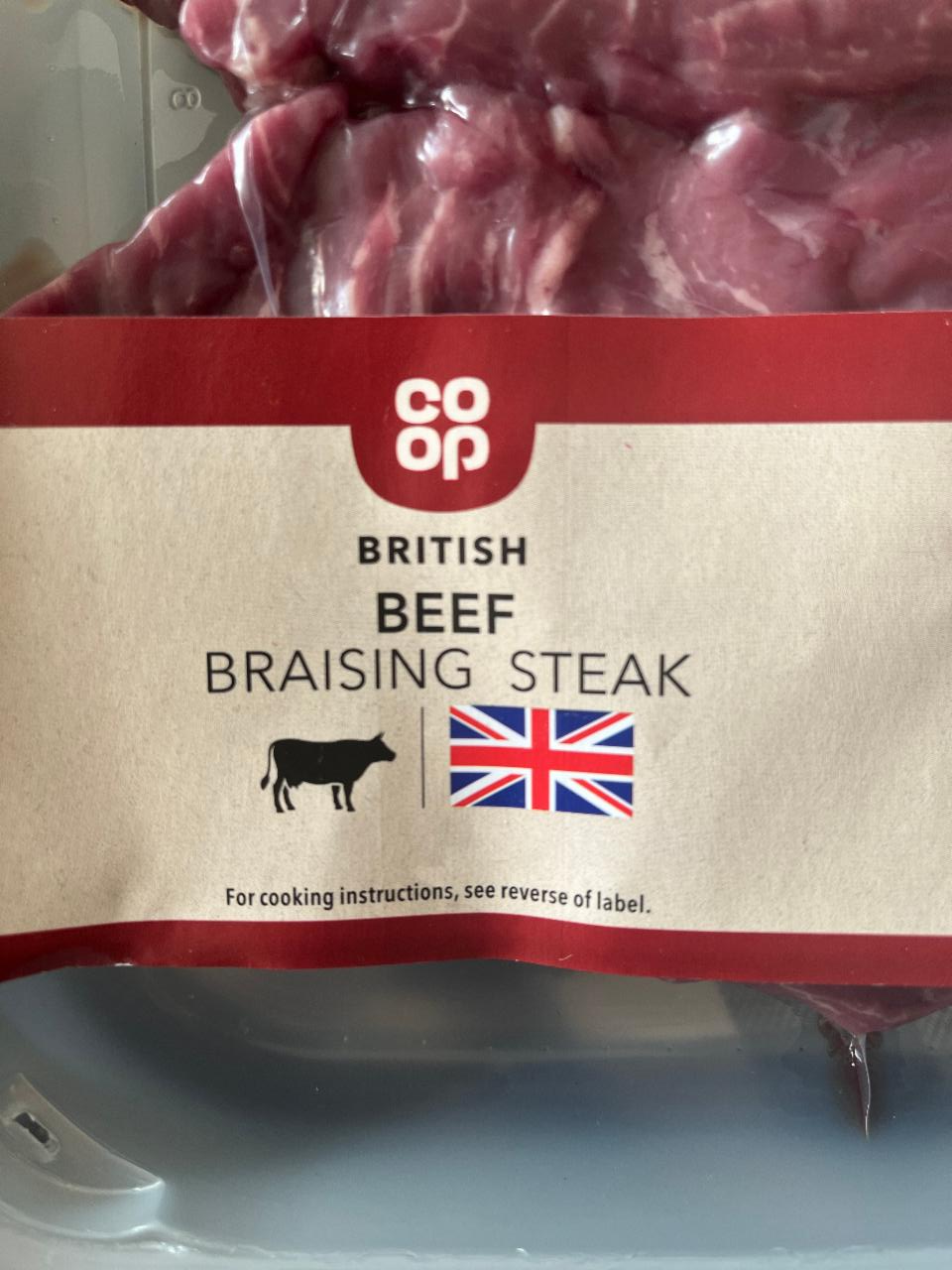 Фото - Стейк из говядины Beef Braising Steak Coop