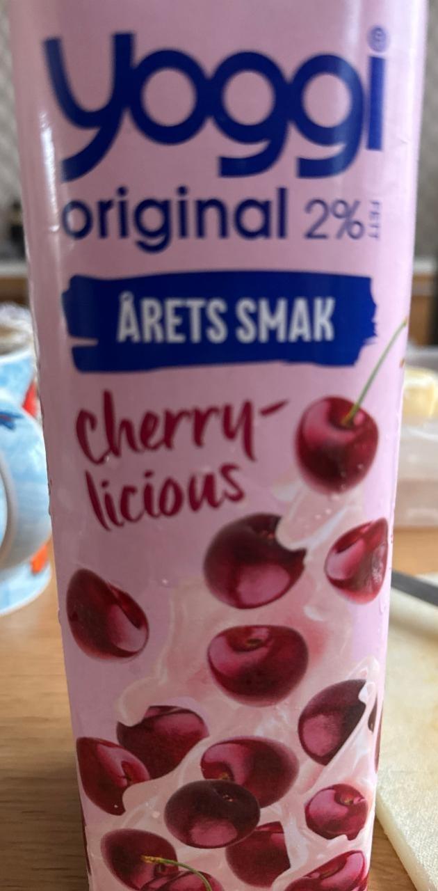 Фото - Frukt-yoghurt original arets smak cherry-licious 2% Yoggi Arla